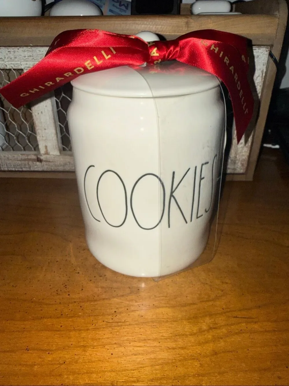 • Rae Dunn Artisan Collection COOKIES Jar: